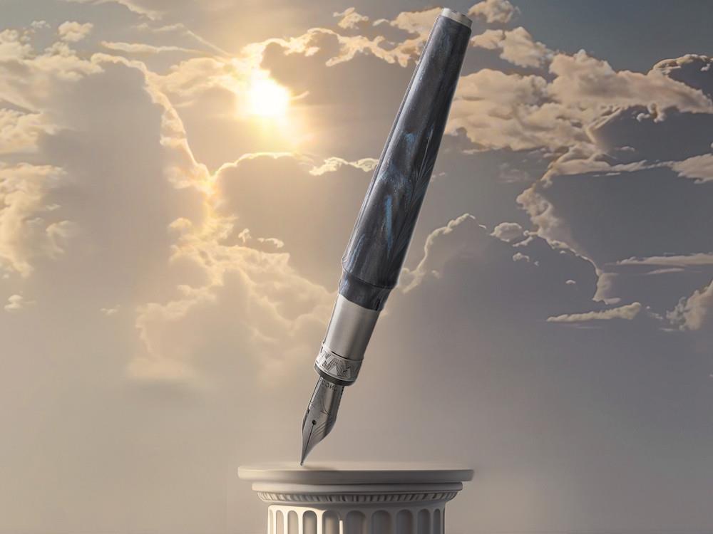 Stylo Plume Visconti Mirage Mythos Poseidon, Bleu, KP07-16-FP