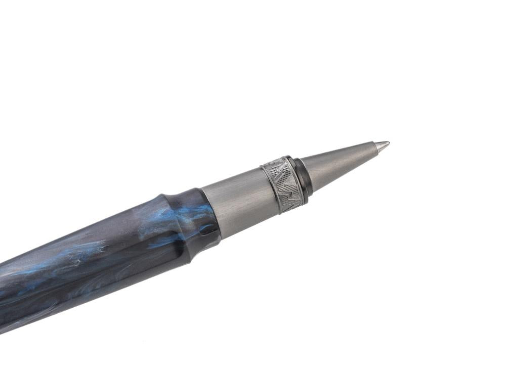 Roller Visconti Mirage Mythos Poseidon, Résine Acrilique, Bleu KP07-16-RB