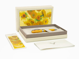 Stylo bille Visconti Van Gogh Sunflowers, Résine Acrilique, Jaune, KP12-05-BP