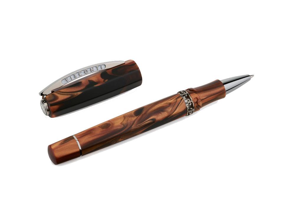 Roller Visconti Medici, Acrosilk, Attributs plaqués ruthénium, KP17-40-01-RB