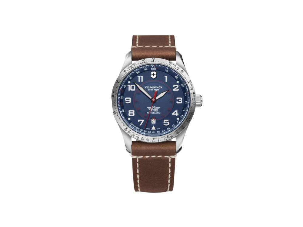 Montre Automatique Victorinox Airboss Mechanical, Bleu, 42 mm, 10 atm, V241887