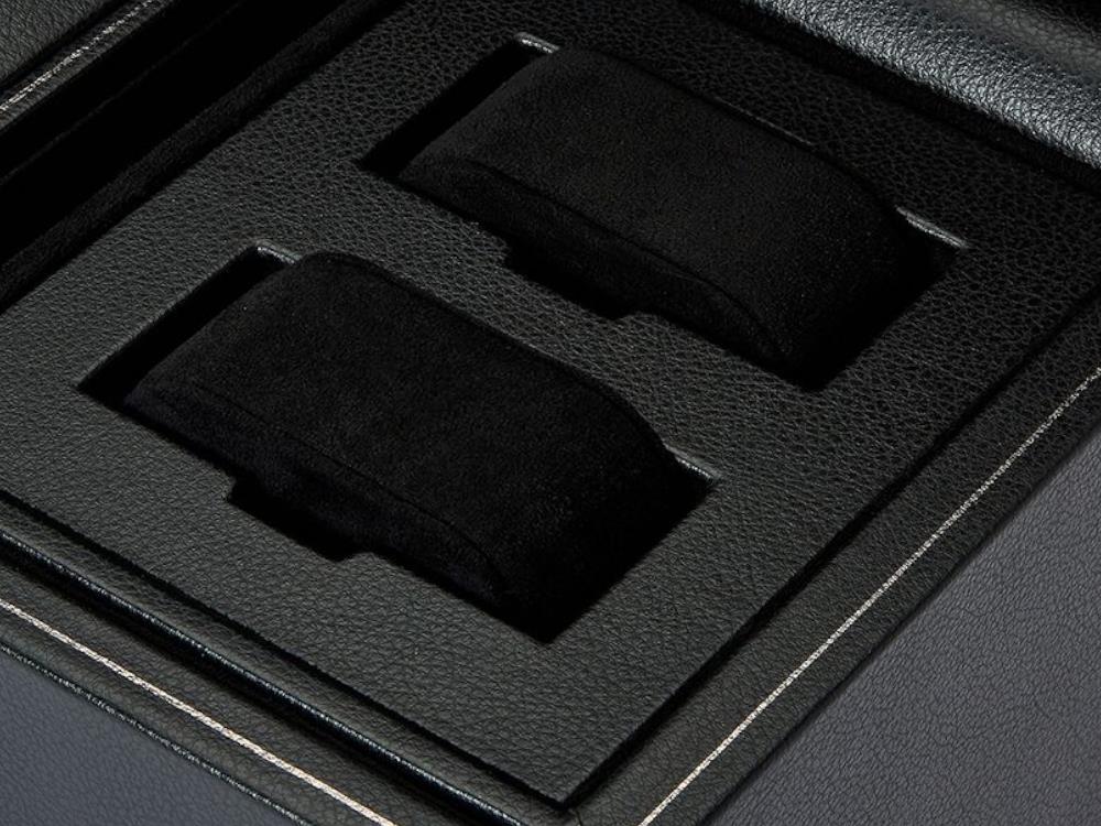 Remontoir WOLF British Racing, 3 Montres, Noir, 792302