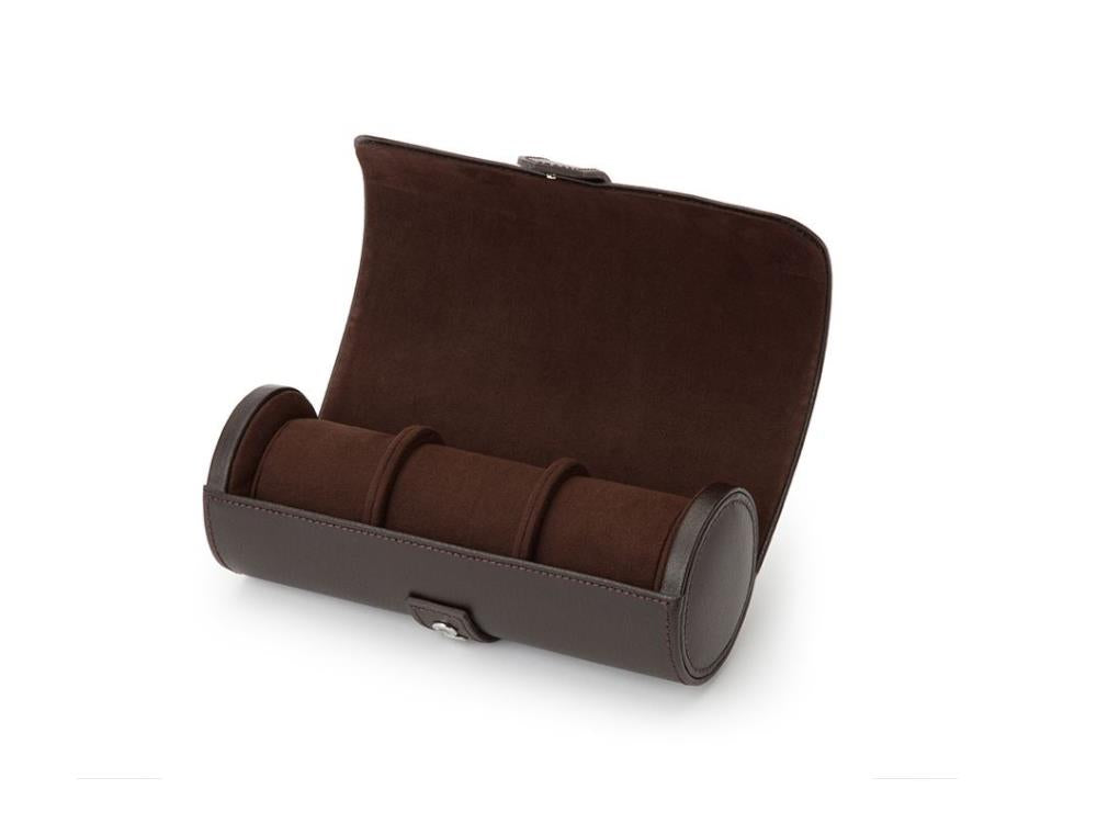 Étui WOLF Blake, 3 Montres, Marron, Cuir, 305006