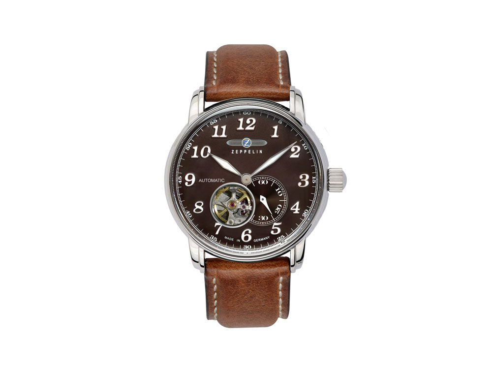 Montre Automatique Zeppelin LZ 127 Graf Zeppelin, Marron, 40 mm, 7666-4