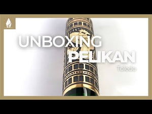 Plume stylo Pelikan Toledo M900, Or 18k, Rhodiée, 921387